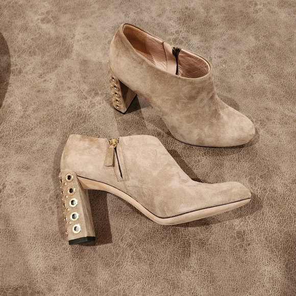 Furla Lara Suede Ankle Boots - Picture 3 of 10